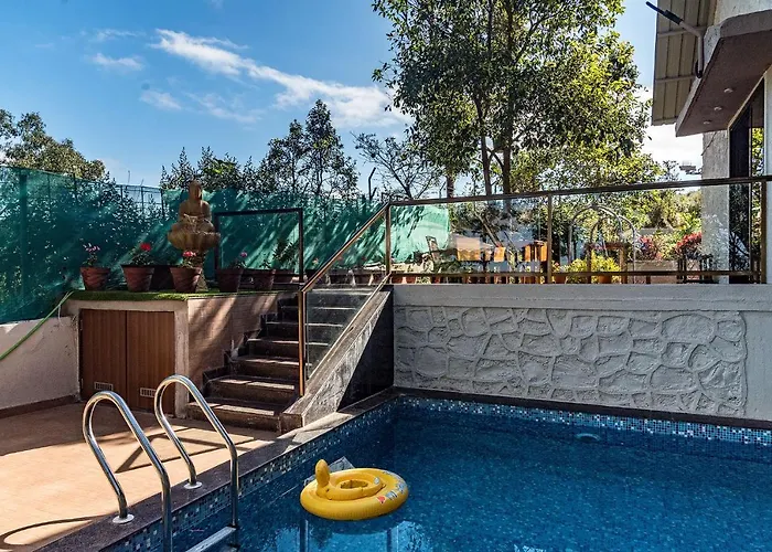 Saffronstays Casa Tranquil, Panchgani - Pet-Friendly Veg Only Pool Villa