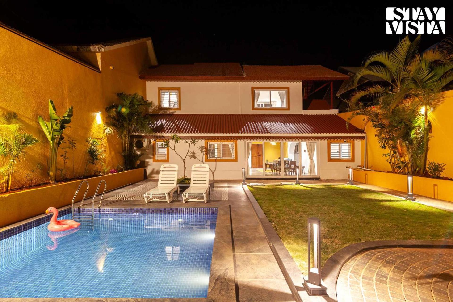 Villa Stayvista's Dreamy Dale - Poolside Bliss With Lawn & Gazebo *