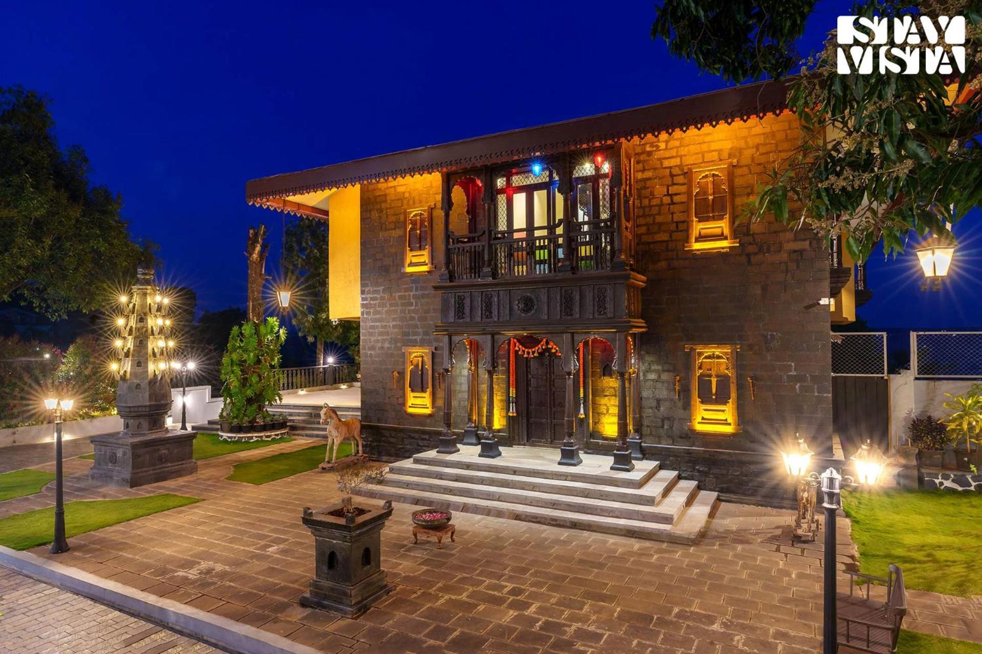 Villa Stayvista's Sula Wada - The Legacy -valley View With Maharashtrian Wada Experience, Modern Amenities, Outdoor Swimming Pool, Indoor Activities *
