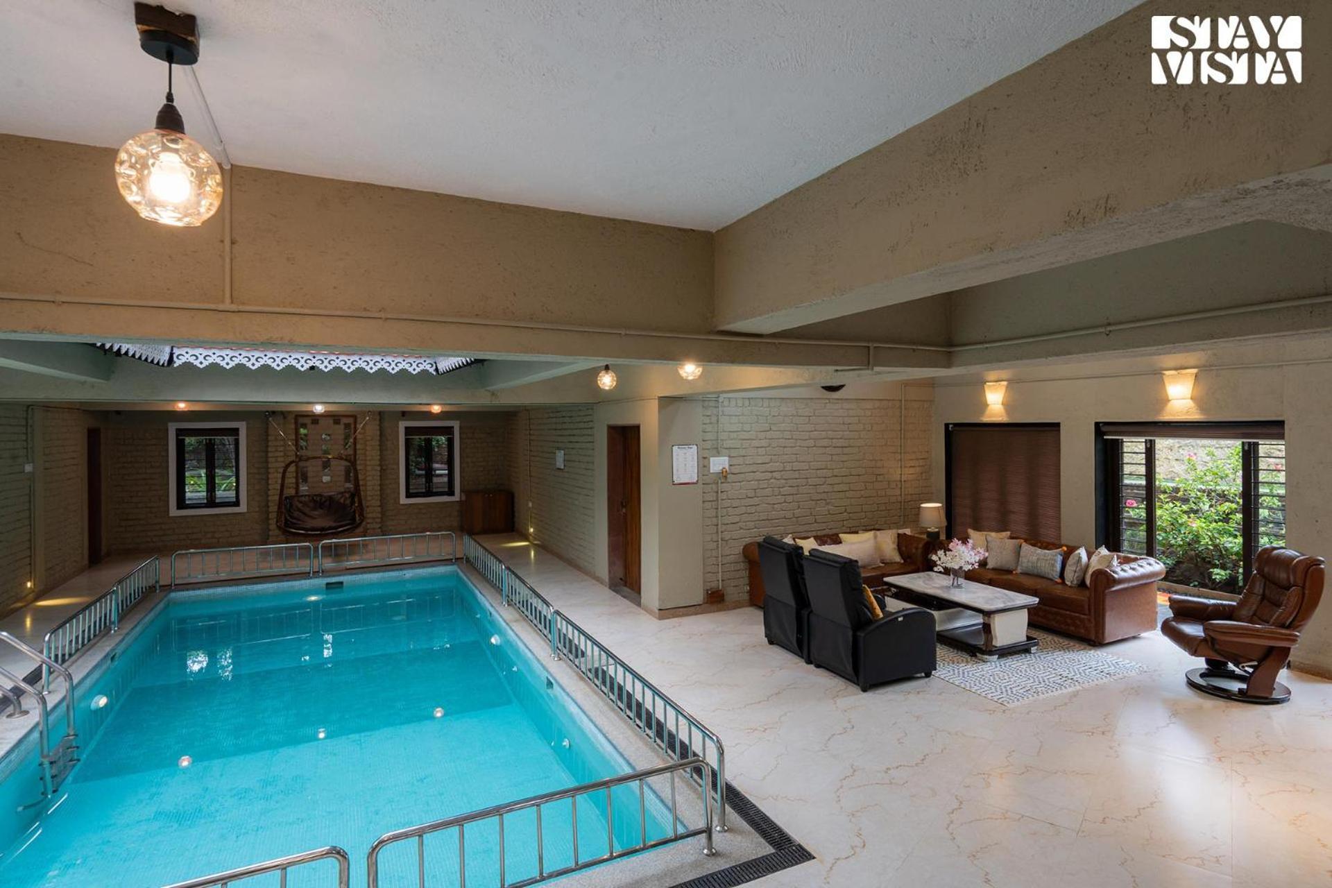 Villa Otonia By Stayvista With Indoor Swimming Pool, Modern Interiors & A Mix Of Indoor & Outdoor Games Panchgani