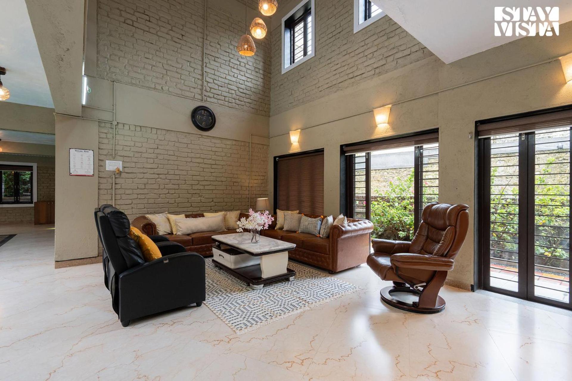 Villa Otonia By Stayvista With Indoor Swimming Pool, Modern Interiors & A Mix Of Indoor & Outdoor Games *