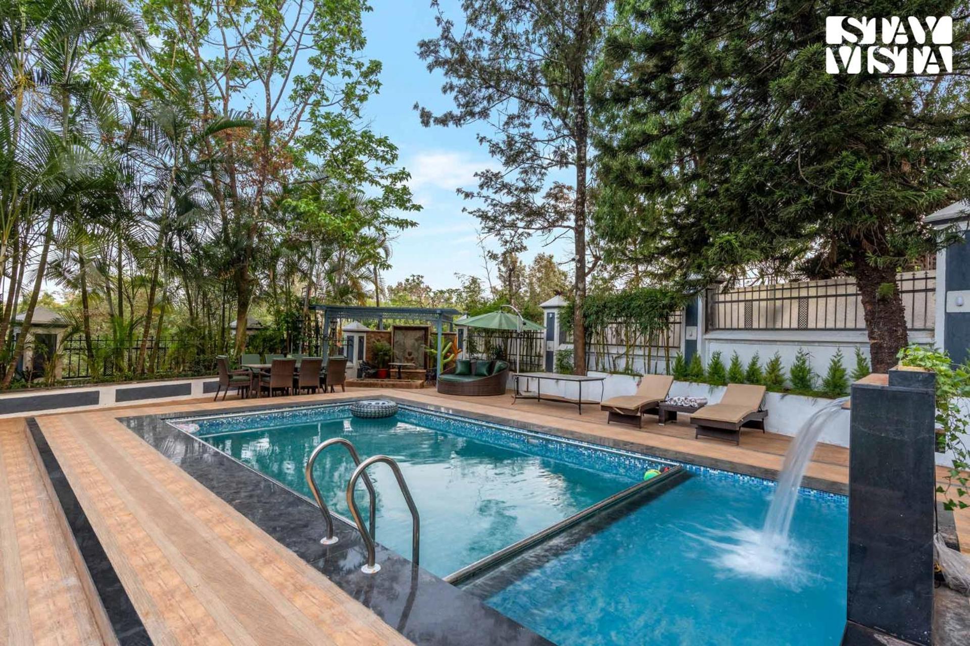 Villa Stayvista's Grace & Light - Hill-view With Outdoor Pool, Terrace & Games Panchgani