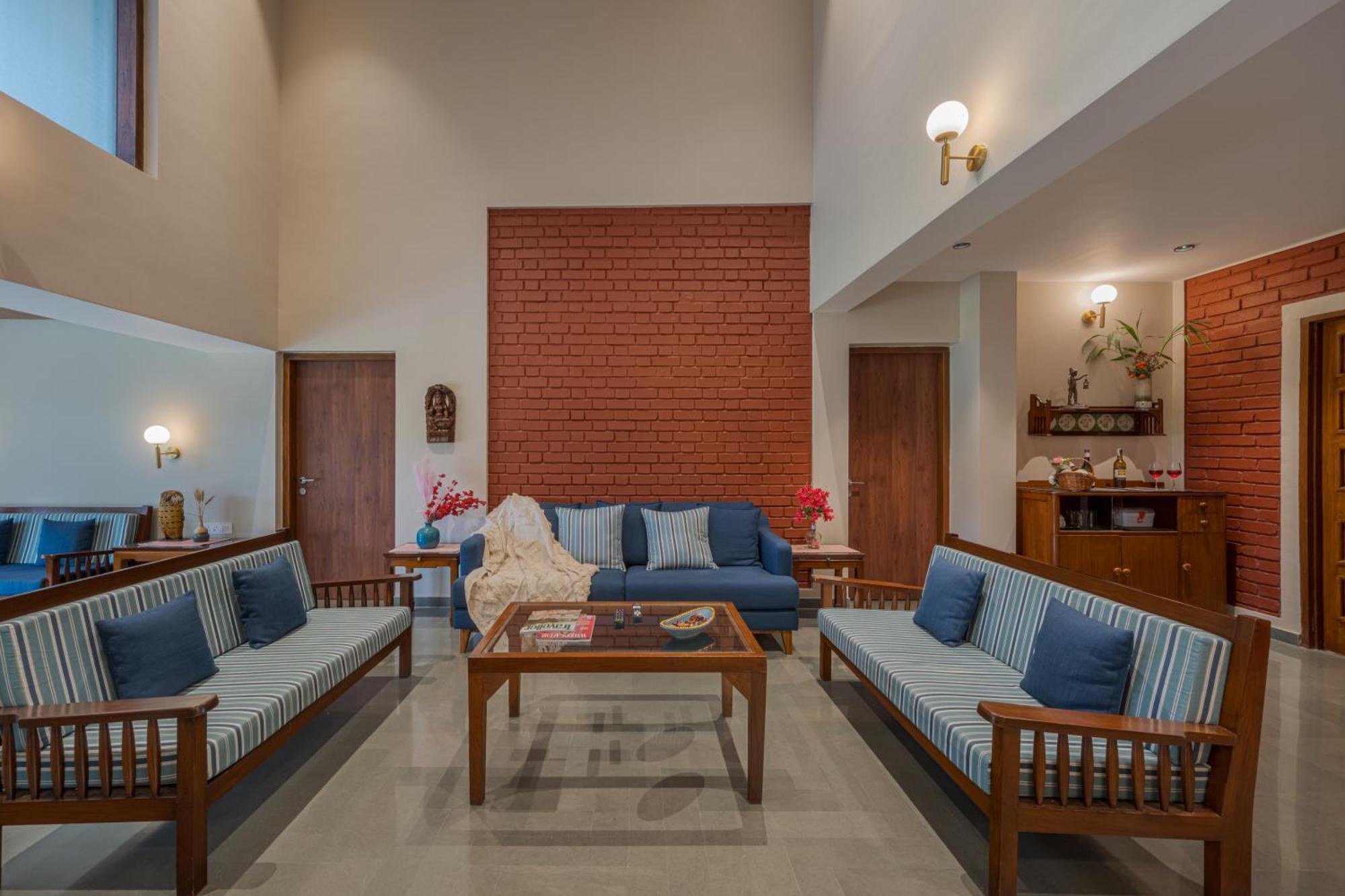 Saffronstays Red Brick House, - Rustic With Huge Lawn And Terrace Villa *