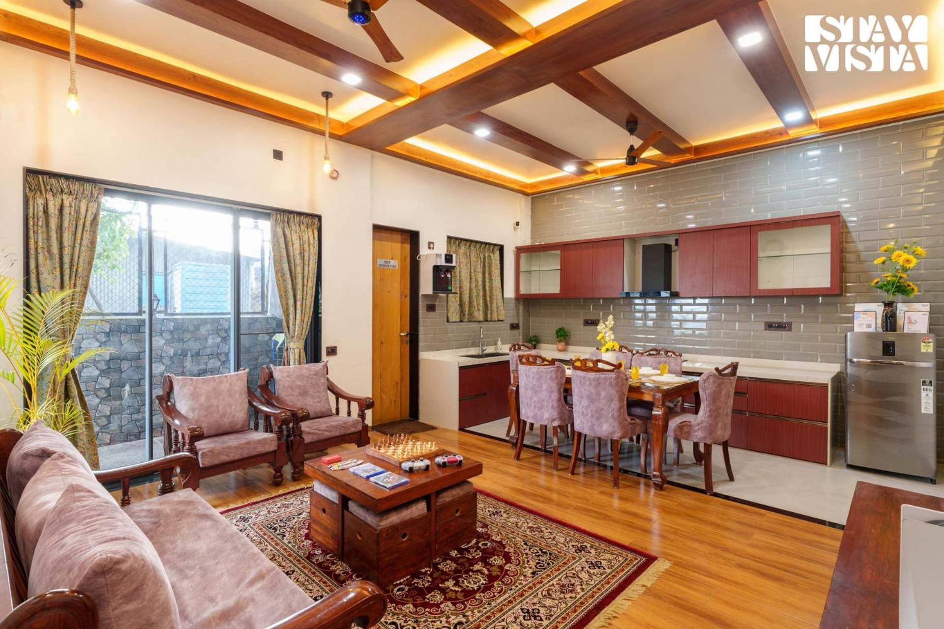 Villa Stayvista's Sunflower - Mountain-view Retreat With Pool & Games *