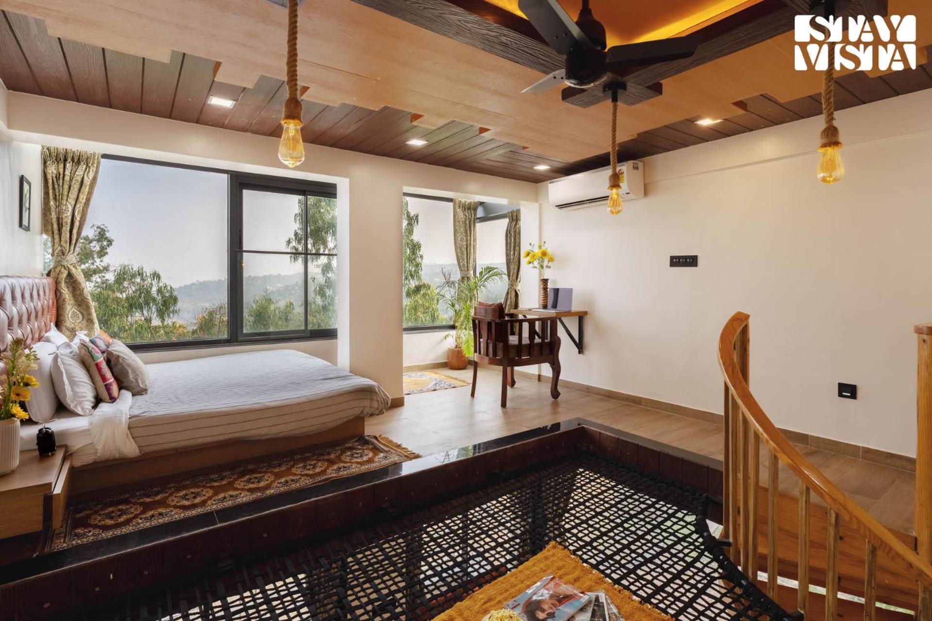 Villa Stayvista's Sunflower - Mountain-view Retreat With Pool & Games